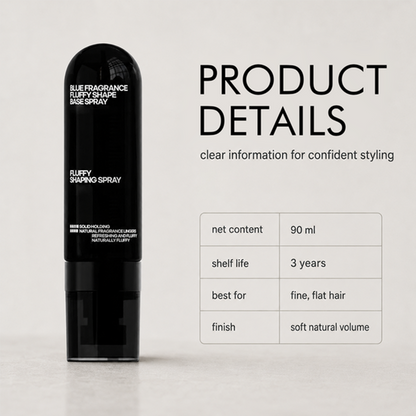 Peach-scented volumizing & setting spray